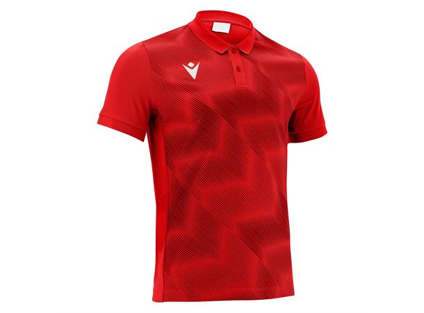 Thavil Polo RED/WHT 3XL Poloskjorte i elastisk stoff 