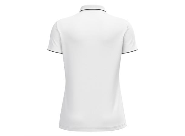 Melody polo WHT/GRY 3XS Poloskjorte - Dame 