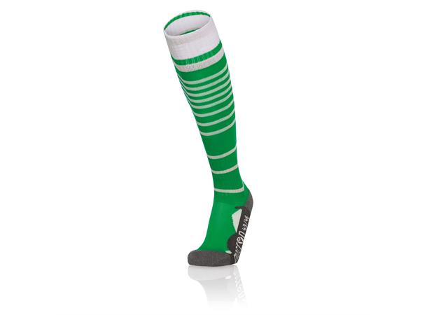 Target Socks NAV/YEL XS Stripete høye fotballsokker - Unisex 